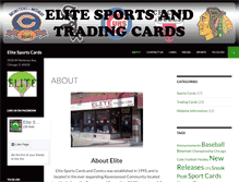 Tablet Screenshot of elitesportscards.net